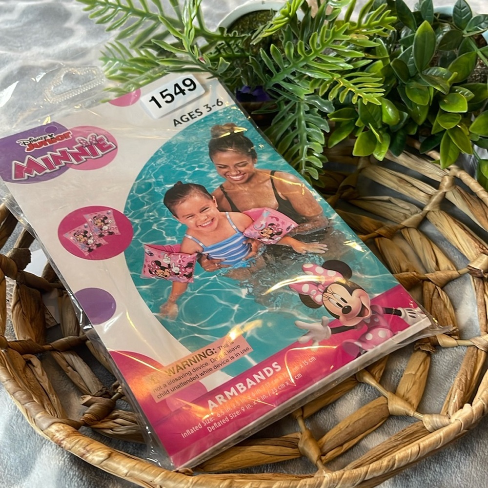 New Disney Minnie Swimmies Armbands age: 3-6